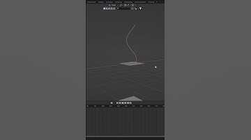 Make particles follow curve using force | Blender Basics