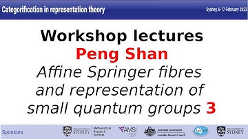 Peng Shan - Affine Springer fibres and representation of small quantum groups 3
