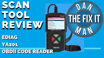 EDIAG YA 201 OBDII Code Reader Scan Tool - Review