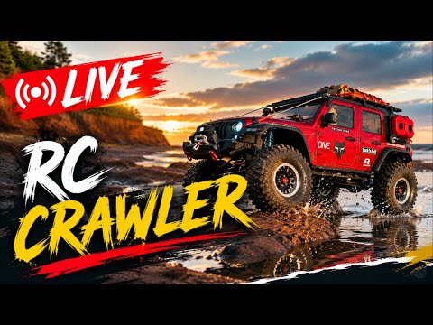 LIVE: RC Crawler Beach Adventure | Sunset Trail Test 🚙🔥