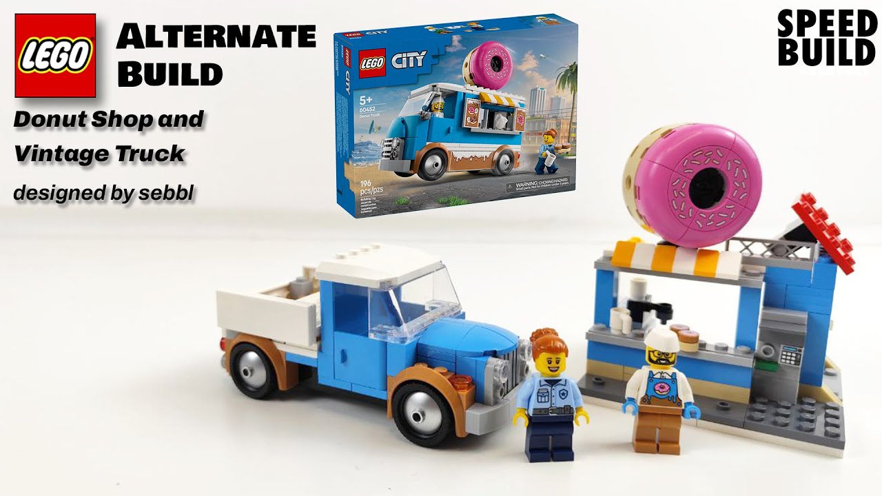 LEGO City Donut Truck Custom Build