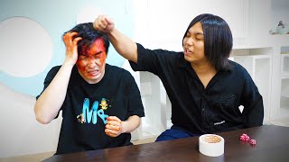 【オーイー!】相方のツッコミが強すぎて頭カチ割れちゃうドッキリww