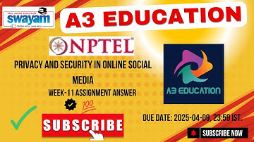NPTEL Privacy and Security in Online Social Media Week 11 Assignment Answers Solution Quiz | 2025