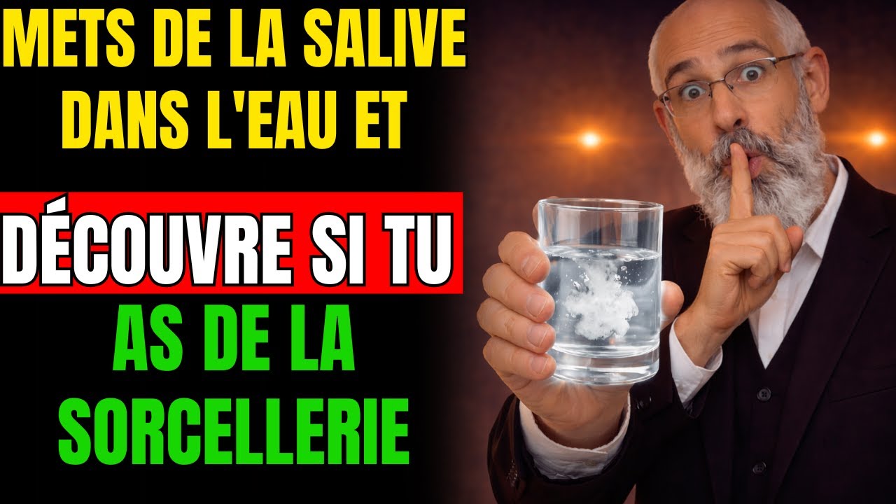 Mets Ta SALIVE dans l'Eau et Renvoie la Sorcellerie et le Mal à Tes Ennemis | Sagesse Juive