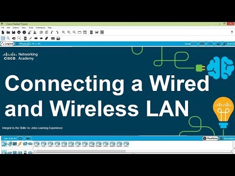 Packet Tracer V7.2 - Connecting a Wired and Wireless LAN