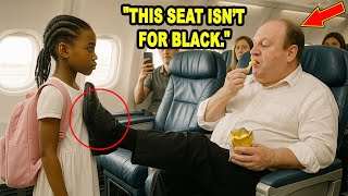 Black Billionaire Girl’s Seat Stolen by White Passenger — Seconds Later, Flight Gets Grounded