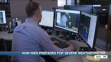 How meteorologists at NWS Bismarck prepare for severe weather events | Severe Weather Warning Pro...