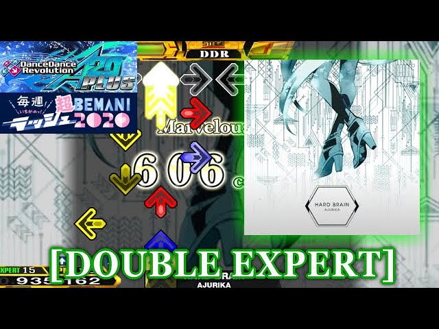 DDR A20 PLUS】 HARD BRAIN [DOUBLE EXPERT] 譜面確認＋クラップ - YouTube