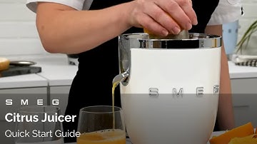 How to Use Your Citrus Juicer | Smeg CJF11