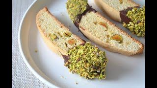 Easy Pistachio Biscotti | How to make biscotti