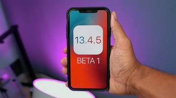iOS 13.4.5 Beta 1 Released! What