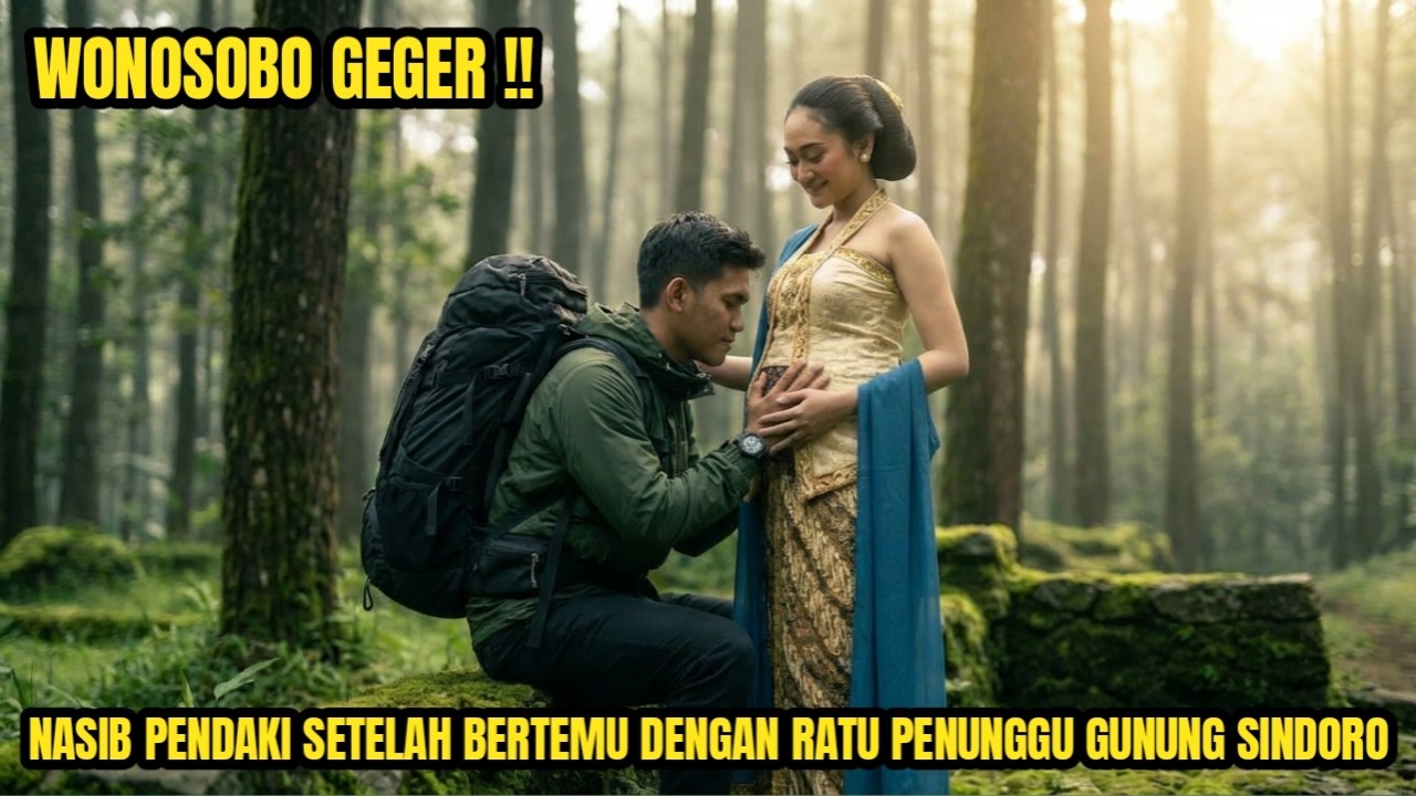 KISAH PENDAKI SOLO TRACKING TERSESAT NASIB BERUBAH SETELAH MENGHAM!LI RATU PENUNGGU GUNUNG SINDORO