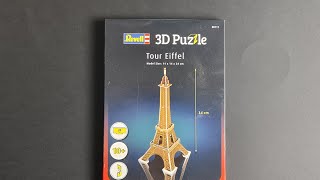 ASMR 3D пазл, эйфелева башня из картона. 3D Puztle Tour Eiffel