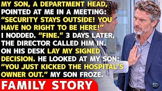 “Security Stays Out!” — My Son Threw Me Out. But When He Saw Who Owned The Hospital, He Just Froze.. screenshot 4