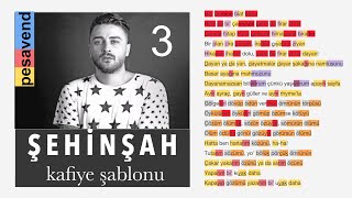 Şehinşah - Güller ve Rhyme - 3. Verse - Sözler & Kafiye Şablonu Resimi