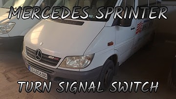 Mercedes-Benz Sprinter 413 - Turn signal and wipers switch replacement / Смяна превключвател мигачи