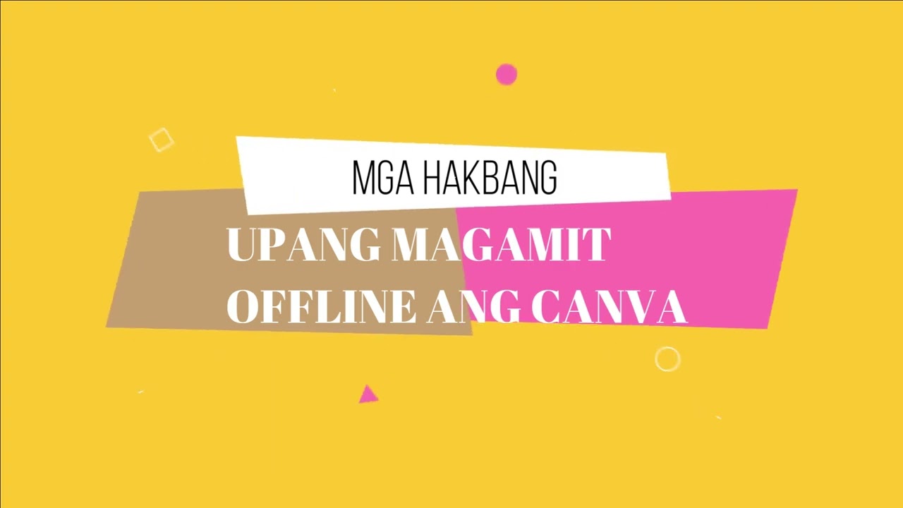 how to open canva presentation offline