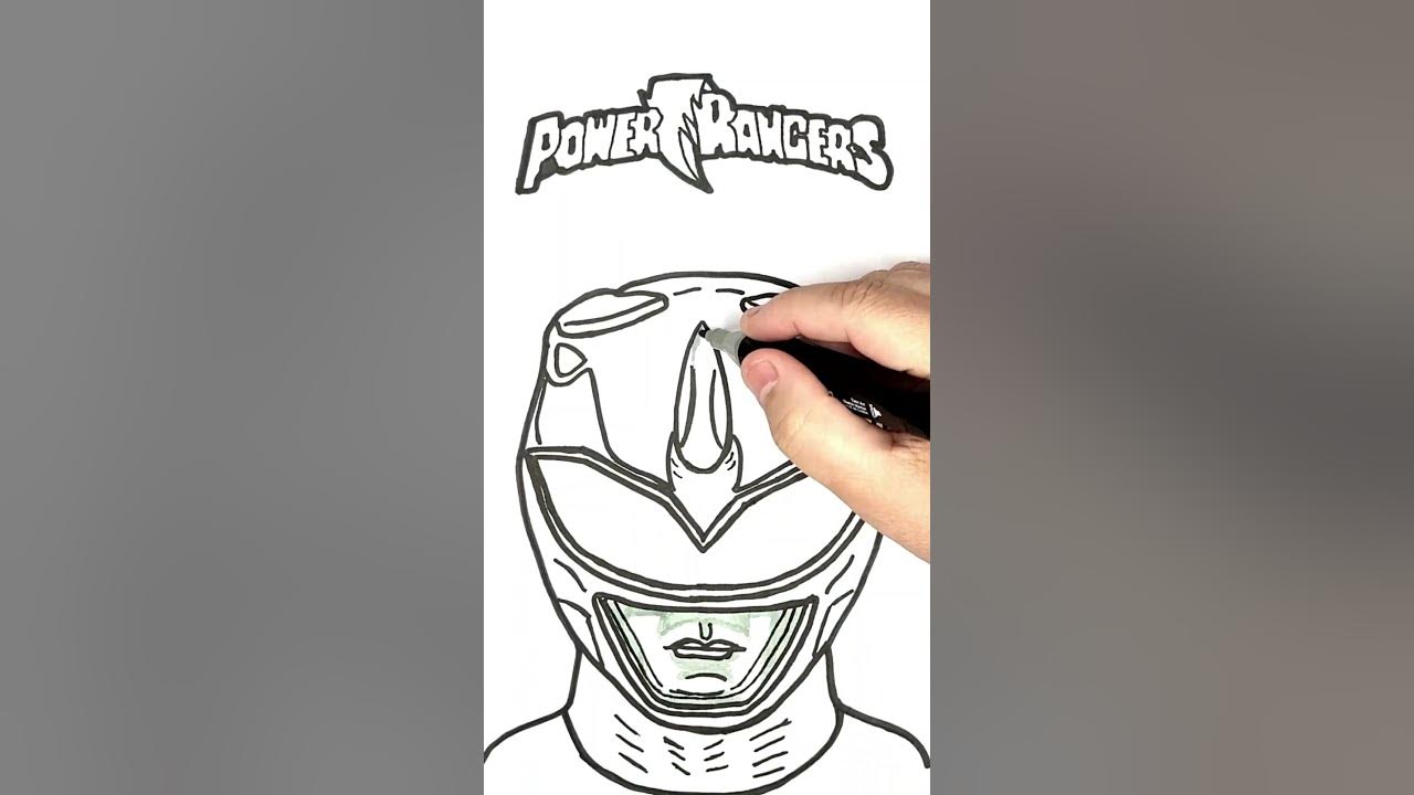 desenho para colorir do power rangers