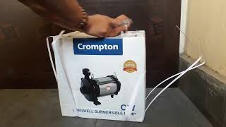 Submersible Pump Unboxing video || Crompton open well Submersible water Pump