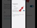 How to remove fingerprint lock #tech #shorts