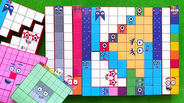 Looking for Numberblocks NEW 305 Puzzle Tetris Shape | ASMR chirping of birds