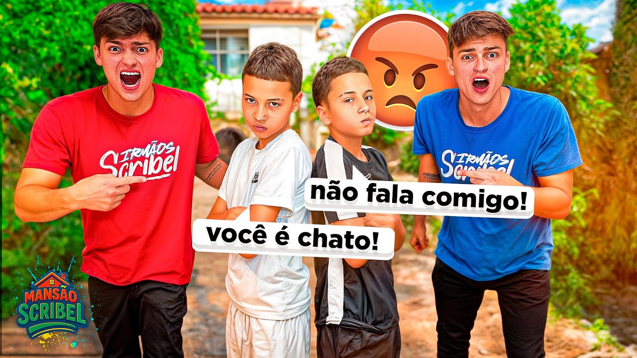 OS GEMEOS ANTÔNIO E JP BRIGARAM E NÃO ESTÃO MAIS SE FALANDO 😱 •Irmãos Scribel•