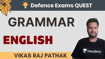 English Grammar | Lecture-3 | English for CDS/NDA 2020 | Vikas Raj Pathak