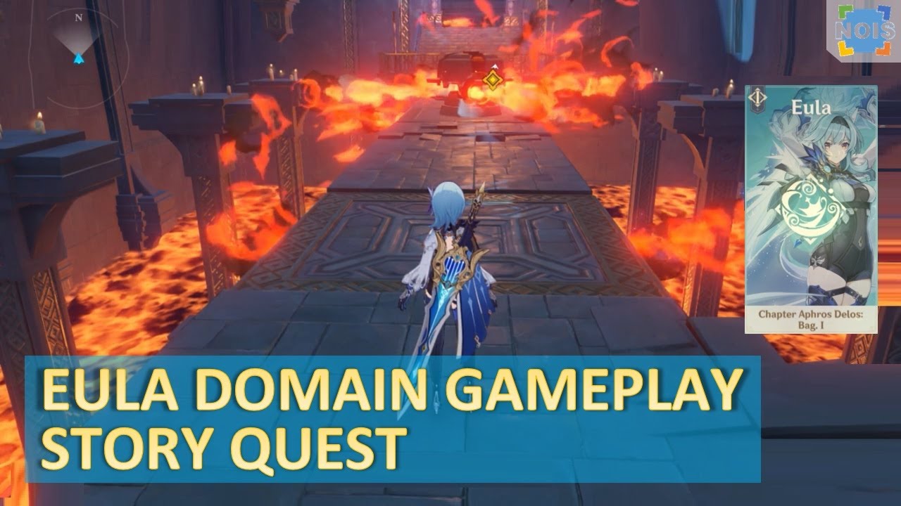 Eula Domain Gameplay Story Quest - Genshin Impact