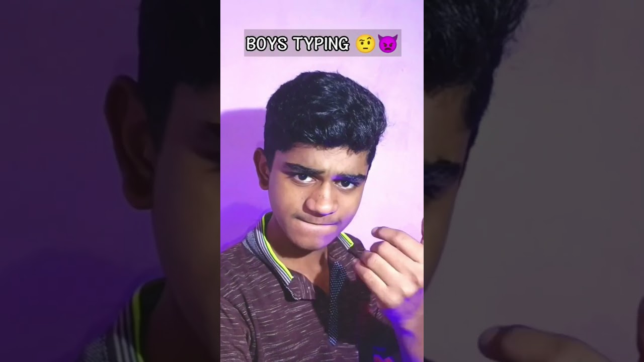 Girls Typing VS Boys Typing 😠😈 