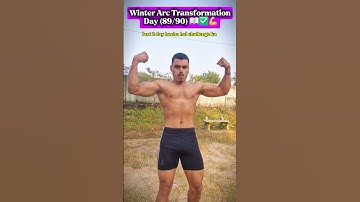 Winter Arc Transformation Day (89/90) ❤️💪#shorts #homeworkout  #motivation #fitness #gym