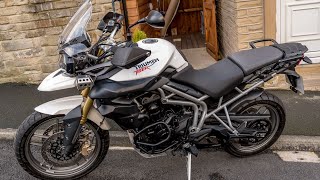 2010 Triumph Tiger 800 Walkaround and Startup