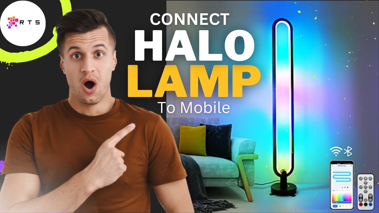 How To Connect RGB HALO LAMP - Corner LAMP | Easy Full Guide - RTS STORE