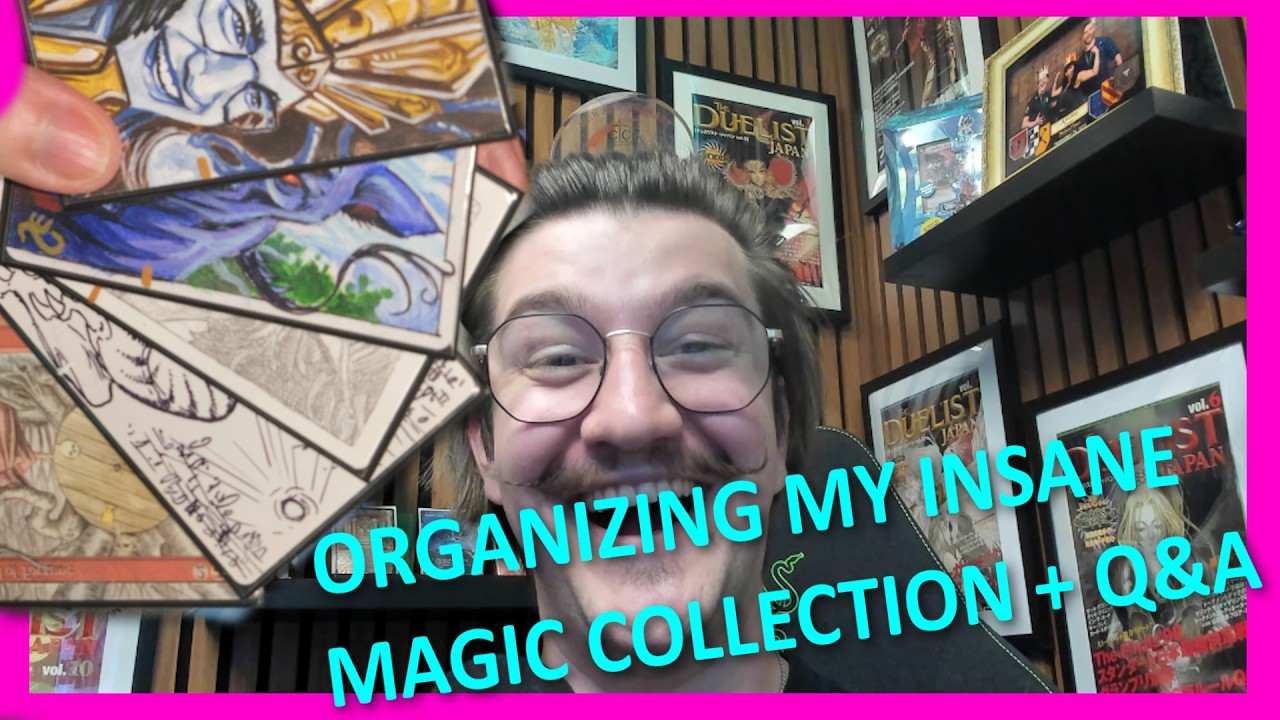Organizing my INSANE magic collection while we chat! Q&A