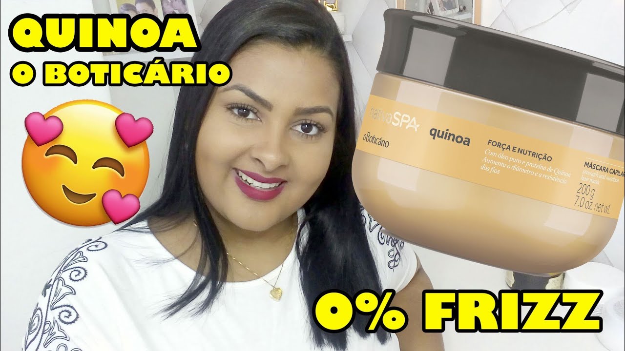 Quinoapoo QUINOA Nativa Spa O Boticário VALE À PENA? É BOA? Low Poo - YouTube