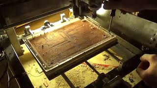 Double sided PCB milling on DIY CNC machine