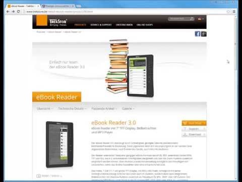 Trekstor eBook Reader 3.0 Video Funktion aktivieren deutsch