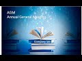 AGM (Annual General meeting) | company Act 2013