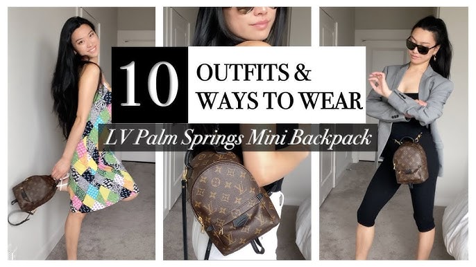 My Louis Vuitton Palm Springs Backpack Mini Review - Mia Mia Mine