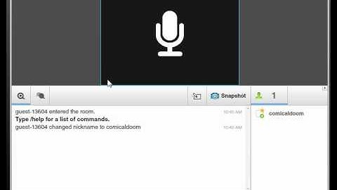 How to make a PTT to a Open Mic on Tinychat