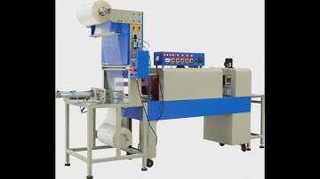 Web Sealer with Shrink Tunnel Machine for Water Bottle, Juice Bottle