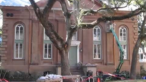 CofC Cistern Yard Work Update