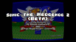 Title Screen - Sonic the Hedgehog 2 (Beta)