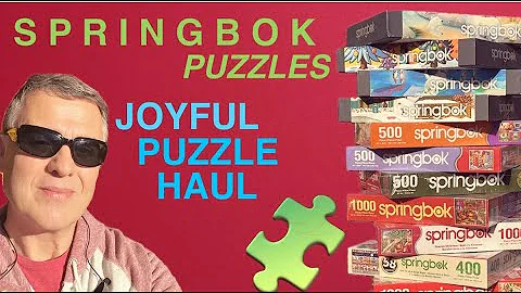 Springbok Puzzles - A Joyful Puzzle Haul with 30 Puzzles on Parade!