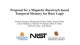 DRC 2020 Magnetic Racetrack based Temporal Memory Poster Talk