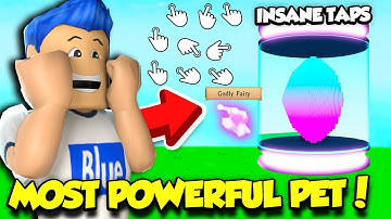 I Got The RAREST PET In The PIXELATED EGG In Tapping Simulator AND IT