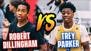 Robert Dillingham and Trey Parker GO AT IT in EYBL Matchup! 👀🚨