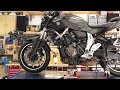 Yamaha mt 07  service 2024  neue reifen und einiges mehr 