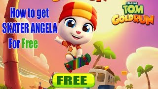 How to Hack SKATER ANGELA | Talking Tom Gold RunNew Map 8/2018 screenshot 5