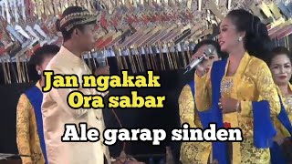 Jan kekel sinden e arep di garap dewe