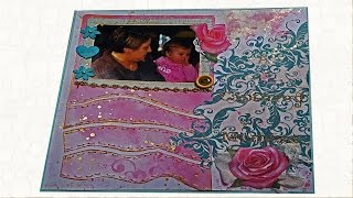 scrapbook process video # 19.  A captured moment